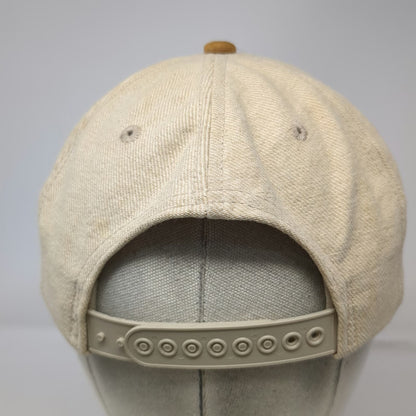 America's Legend Snapback Hat Beige One Size Boise Cascade Suede Brim Wildlife