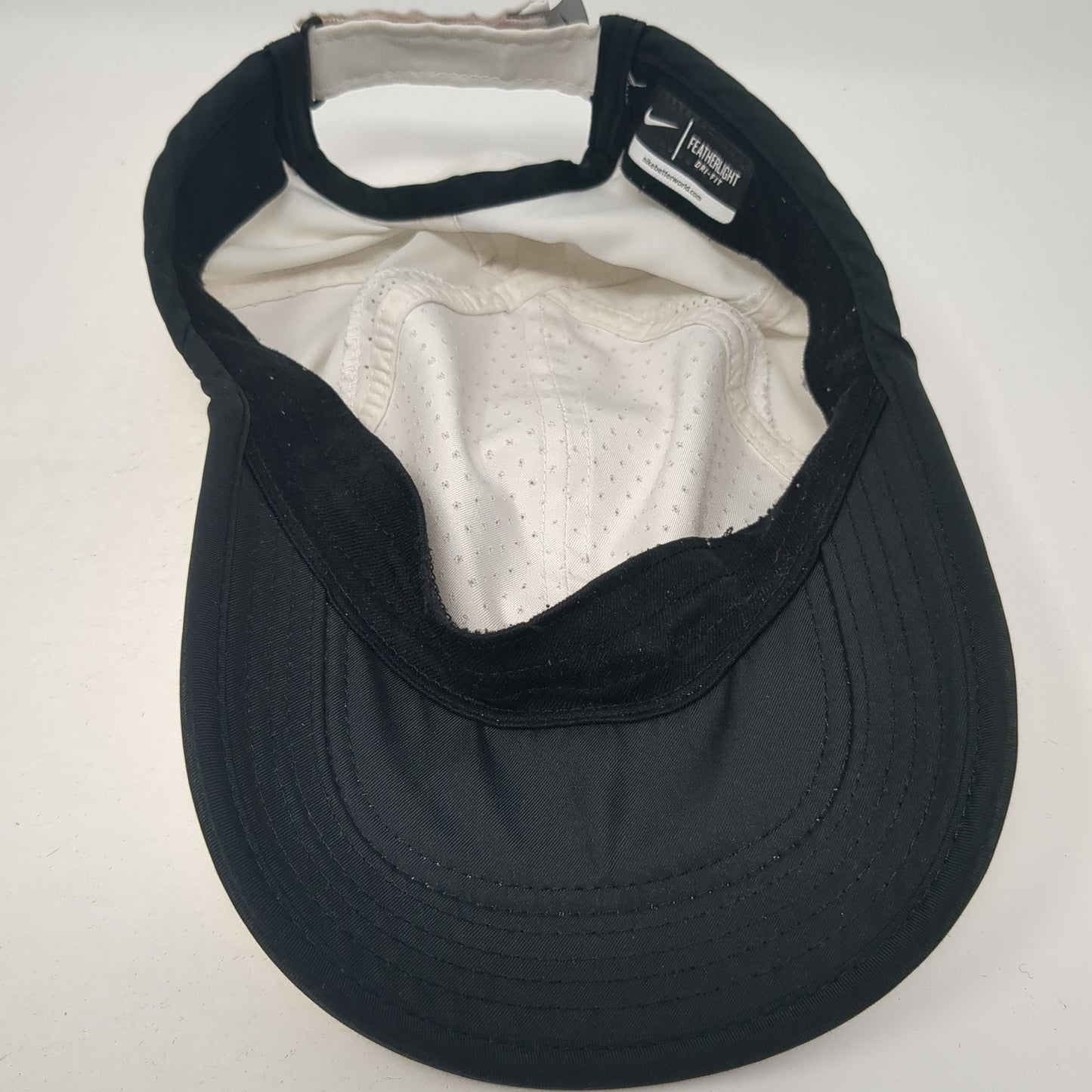 Nike Featherlight Strapback Hat White One Size Adjustable Dri-Fit
