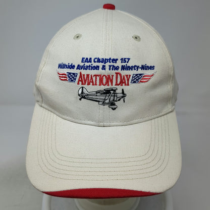 High Desert Baseball Cap Beige One Size EAA Aviation Day Airplane Graphic Hat