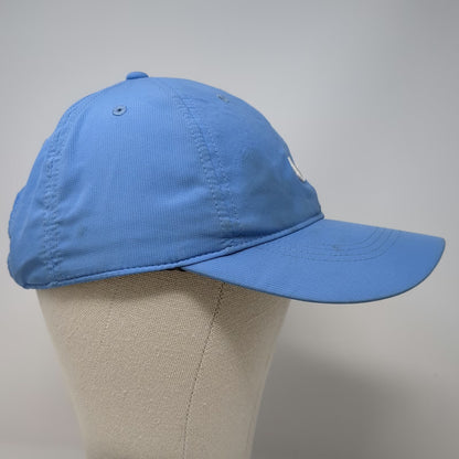 Nike Baseball Cap Blue One Size Golf Strapback Embroidered Logo White Swoosh Hat