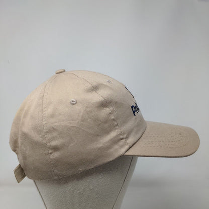 Priority One Strapback Hat Tan OSFA Embroidered Adjustable 6 Panel