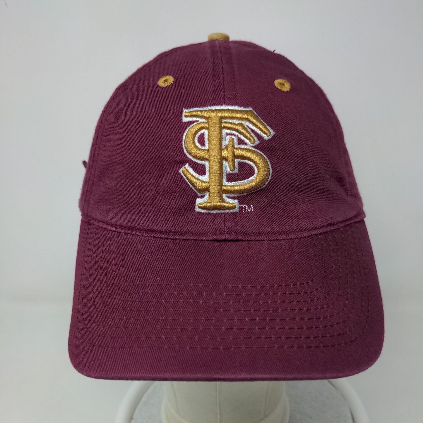 Florida State Men's Slideback Hat Red Burgundy OSFA Embroidered Official NCAA