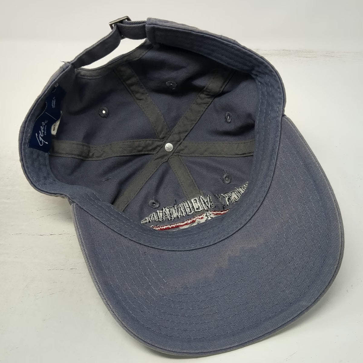 Gear For Sports Baseball Cap Gray OSFM Rocky Mountains Colorado Hat Slideback