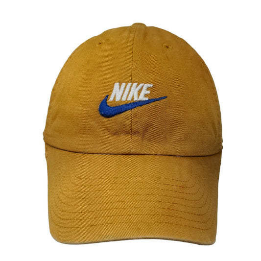 Nike Slideback Hat Tan OSFM Adjustable Embroidered Swoosh Logo Heritage 86