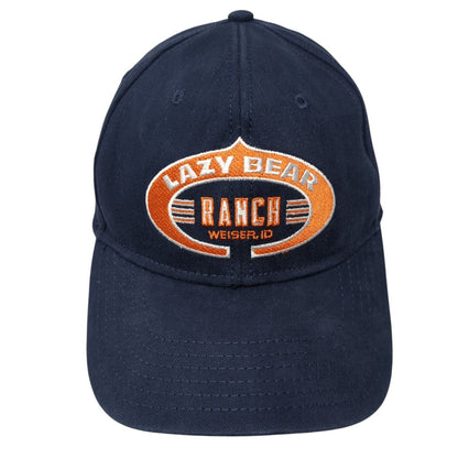 Lazy Bear Ranch Weiser ID Fitted Hat Blue L/XL Embroidered 6 Panel OttoFlex