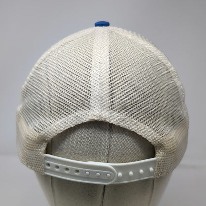 RTIC Trucker Hat Blue White One Size Mesh Back Snapback Logo Adjustable Outdoors