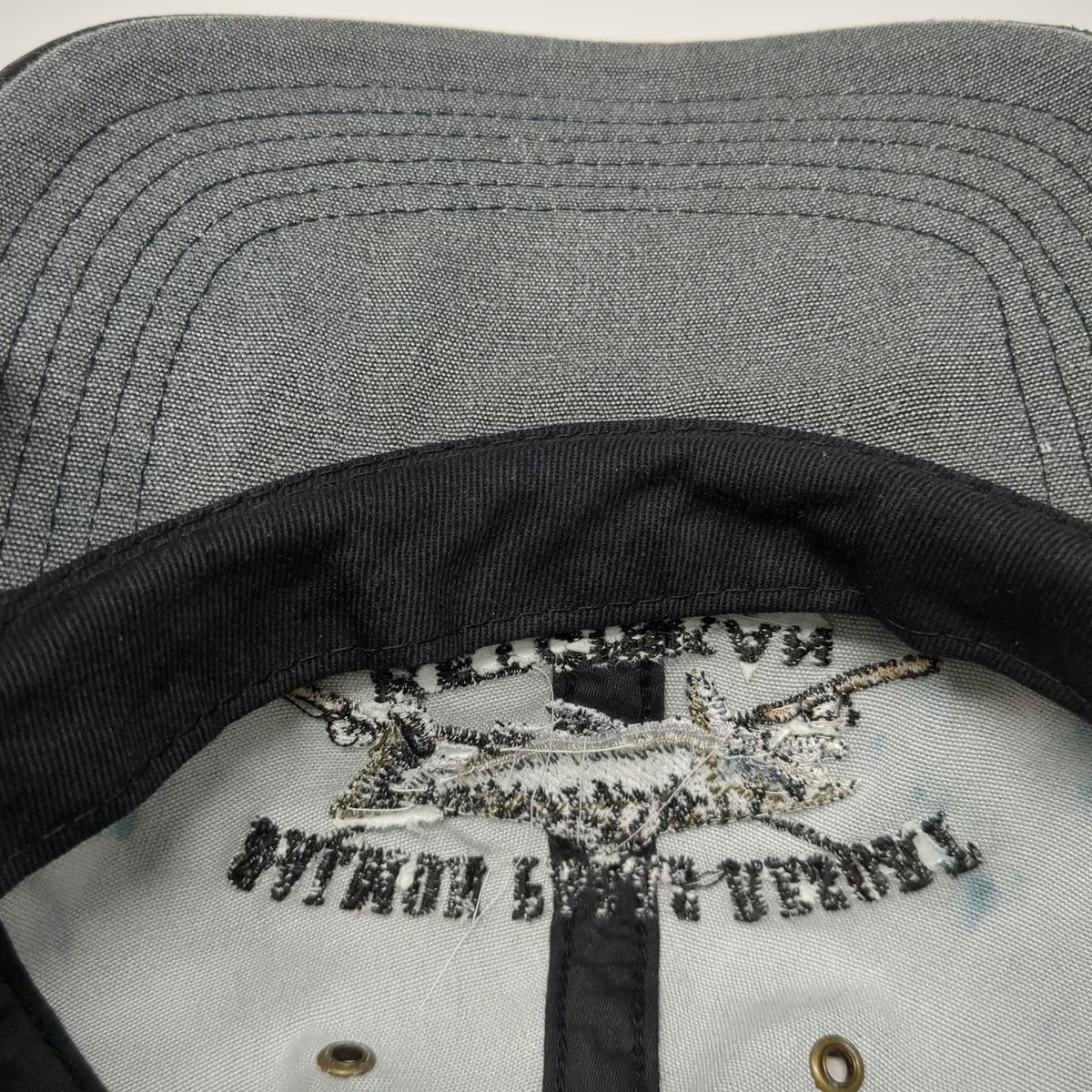 Cameo Baseball Cap Gray One Size Salmon Falls Resort Ketchikan Alaska Fishing