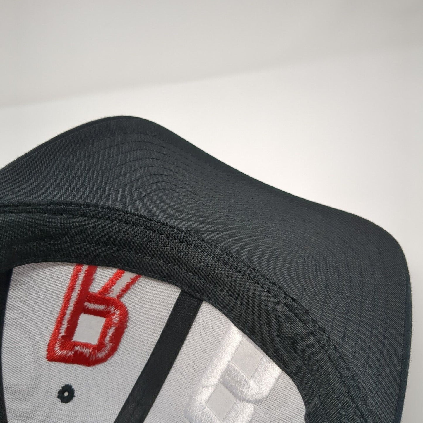 RB Snapback Trucker Hat Black OS Adjustable Embroidered Mesh Classics Yupoong