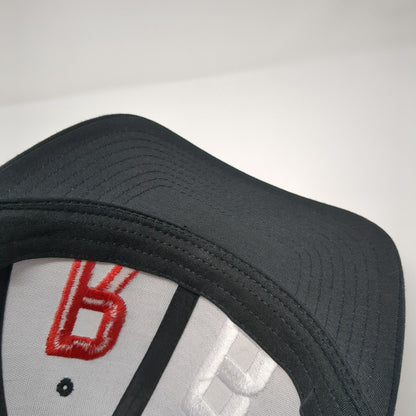 RB Snapback Trucker Hat Black OS Adjustable Embroidered Mesh Classics Yupoong