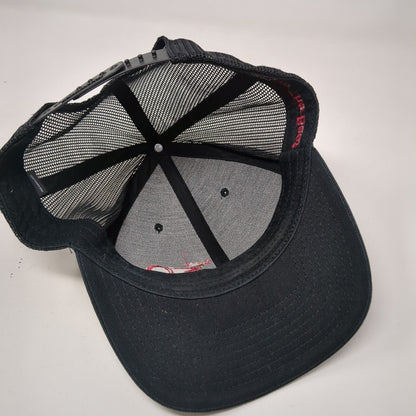 Lazy MO Ranch Snapback Trucker Hat Black OSFA Solid We Have The Beef