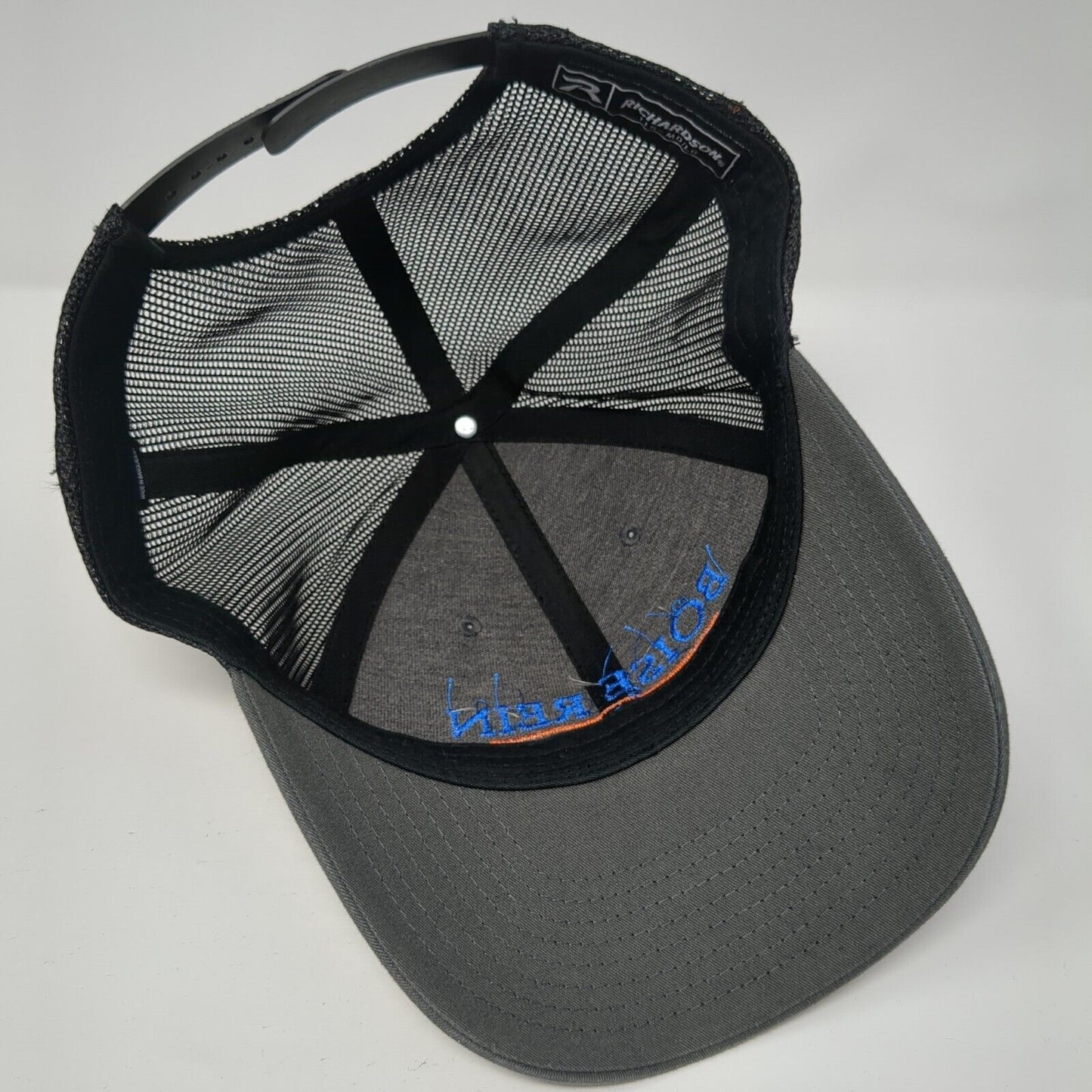 Boise Rein Est. 2023 Snapback Trucker Hat Gray M/L Mesh Back Richardson