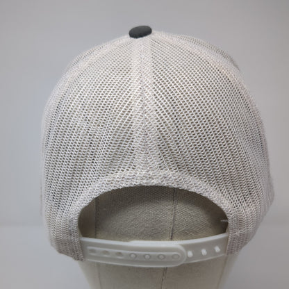 Idaho Trucker Hat Gray OS Adjustable Embroidered Mesh Back Classics Yupoong
