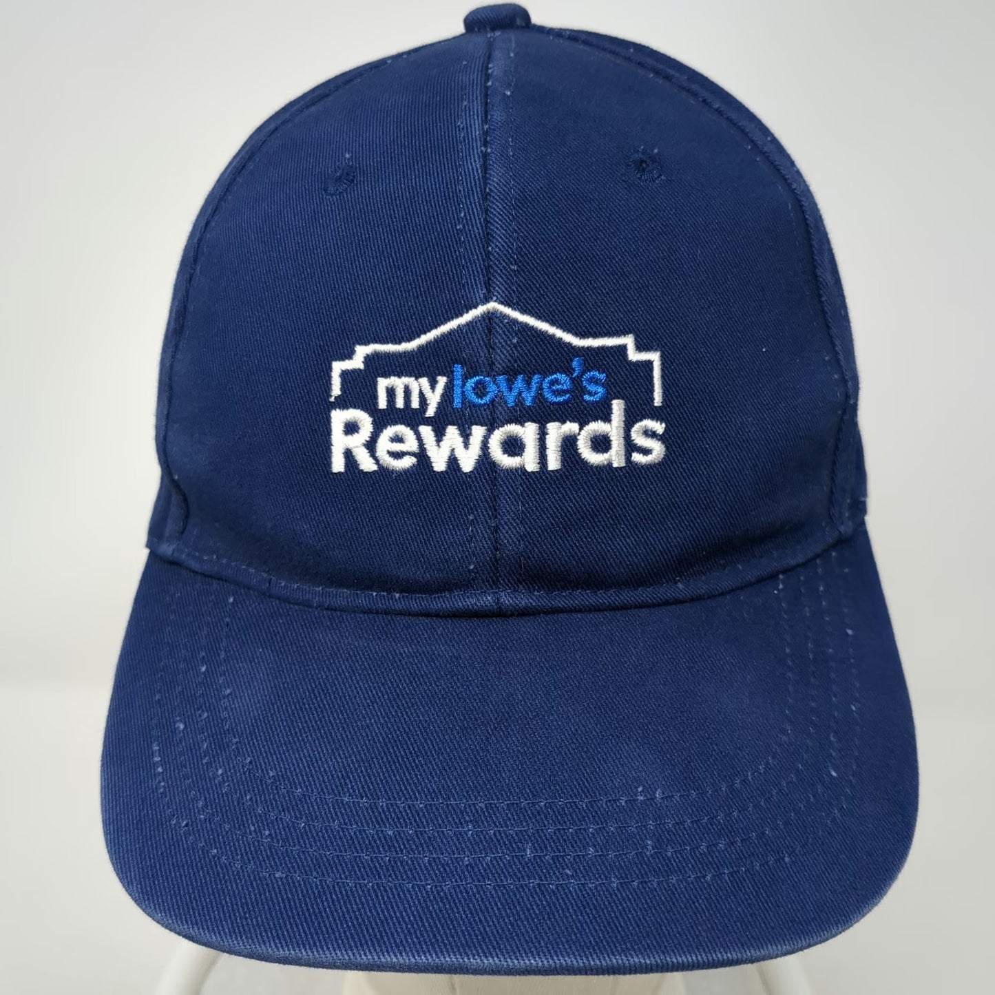 Lowe's MyLowes Rewards Baseball Cap Blue One Size Logo Strapback Cotton Hat