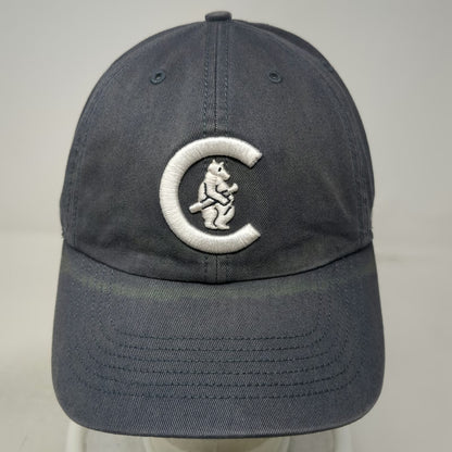 Chicago Cubs MLB 47 Baseball Cap Gray White Size M Cooperstown Green Underbrim