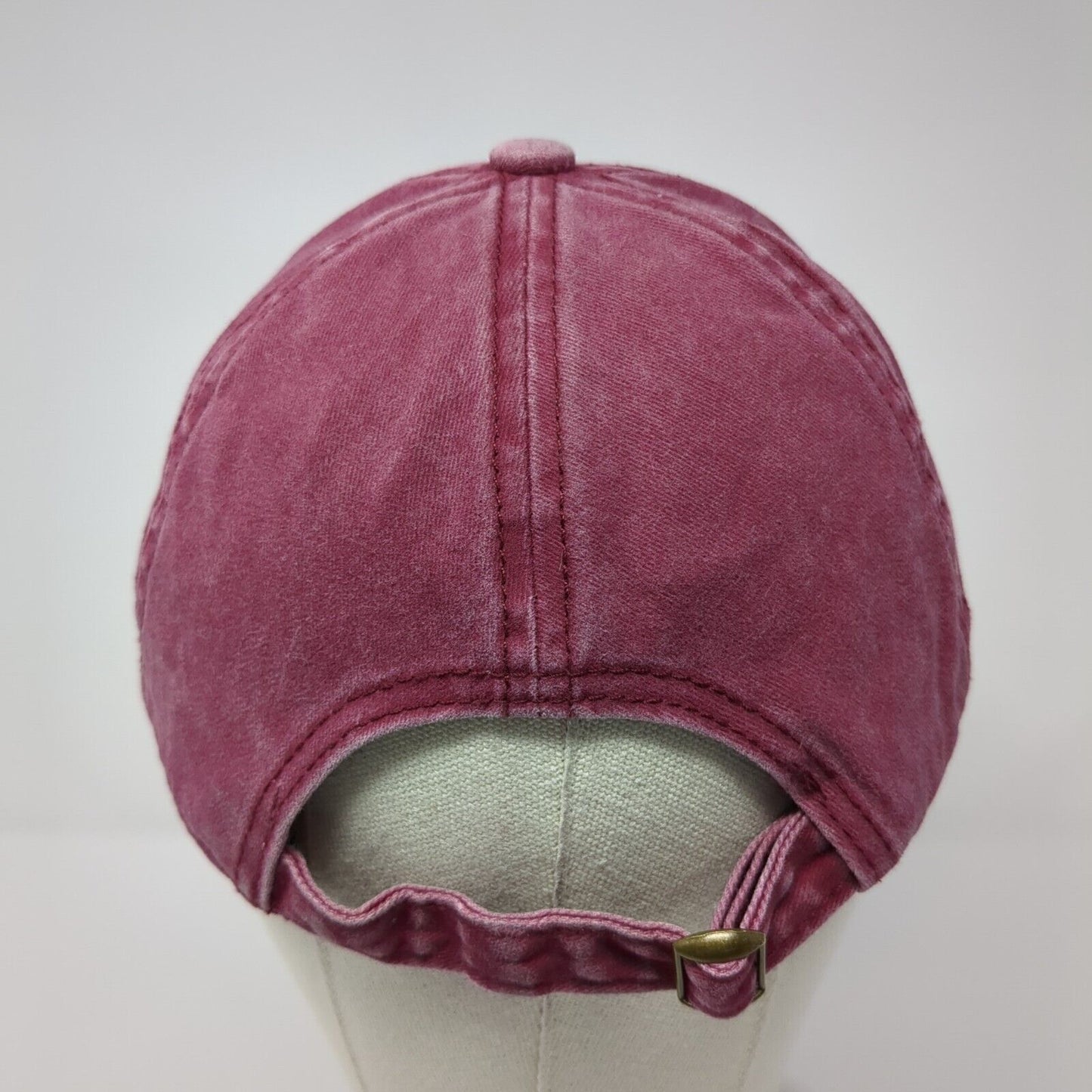 Dog Mom Slideback Hat Red One Size Embroidered Paw David And Young
