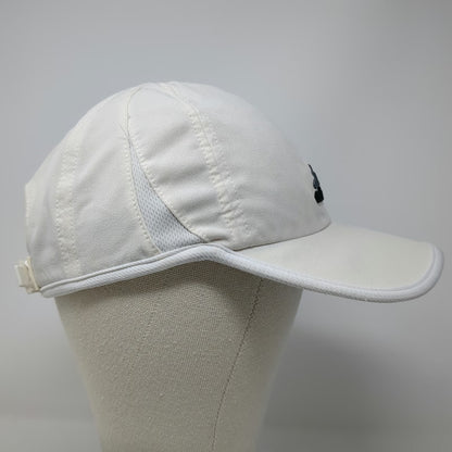 Adidas Baseball Cap White One Size Adizero Mesh Performance Strapback Hat