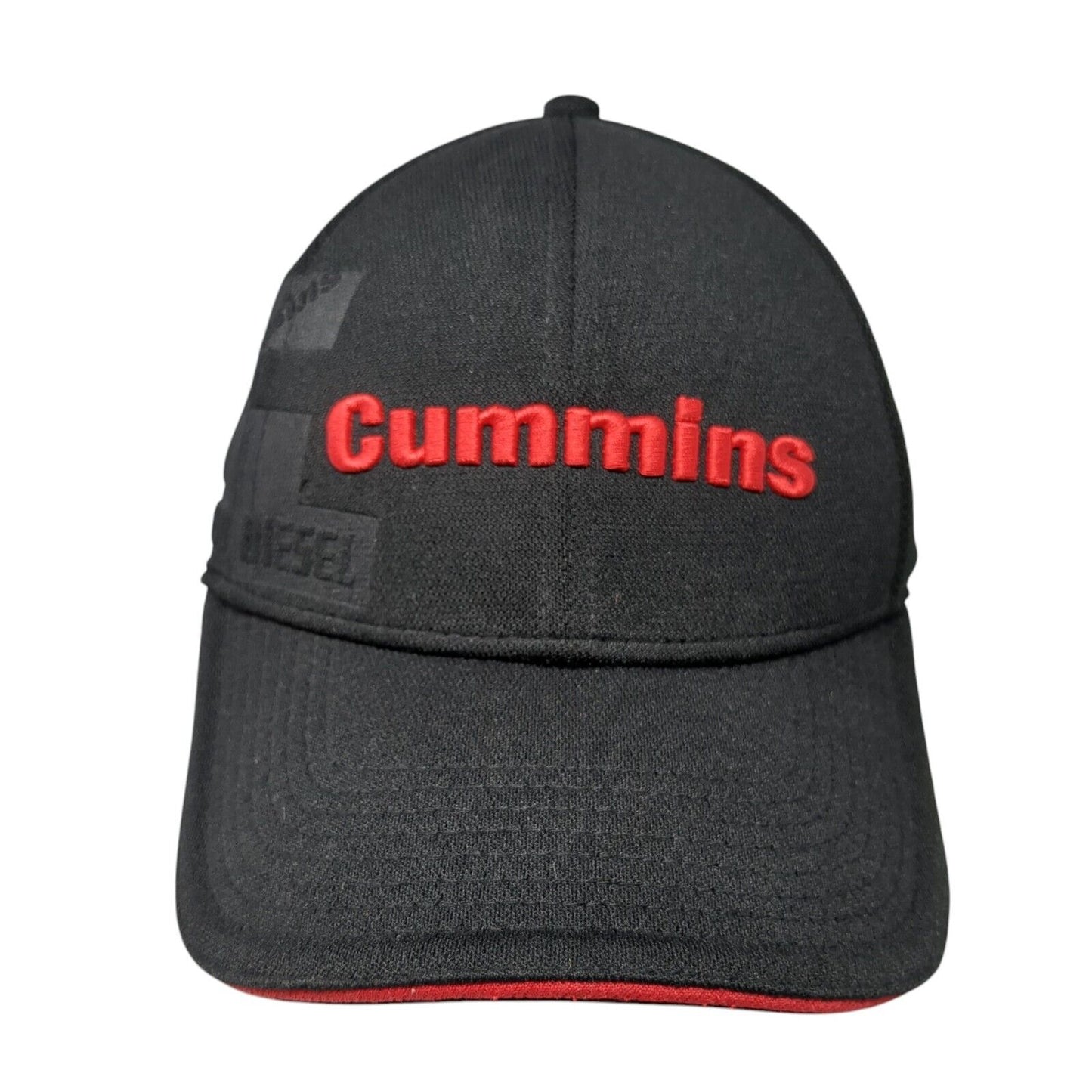 Cummins Turbo Diesel Strapback Hat Black One Size Adjustable Embroidered 6 Panel