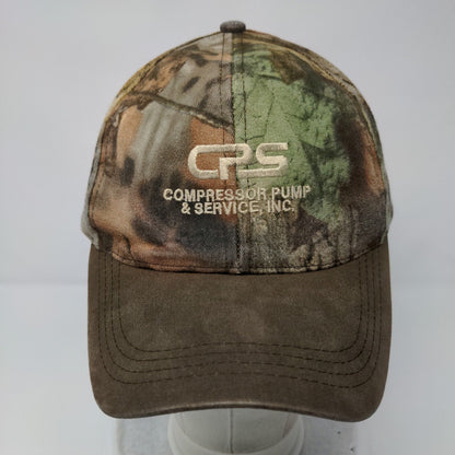 CPS Compressor Pump & Services Inc Snapback Hat Camouflage OSFA 6 Panel