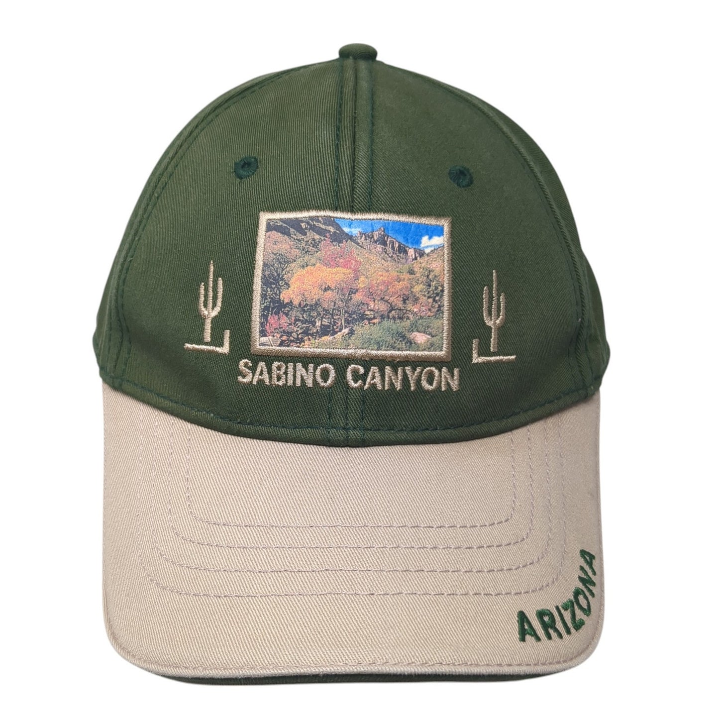 Sabino Canyon Arizona Slideback Hat Multi One Size Adjustable Triangle