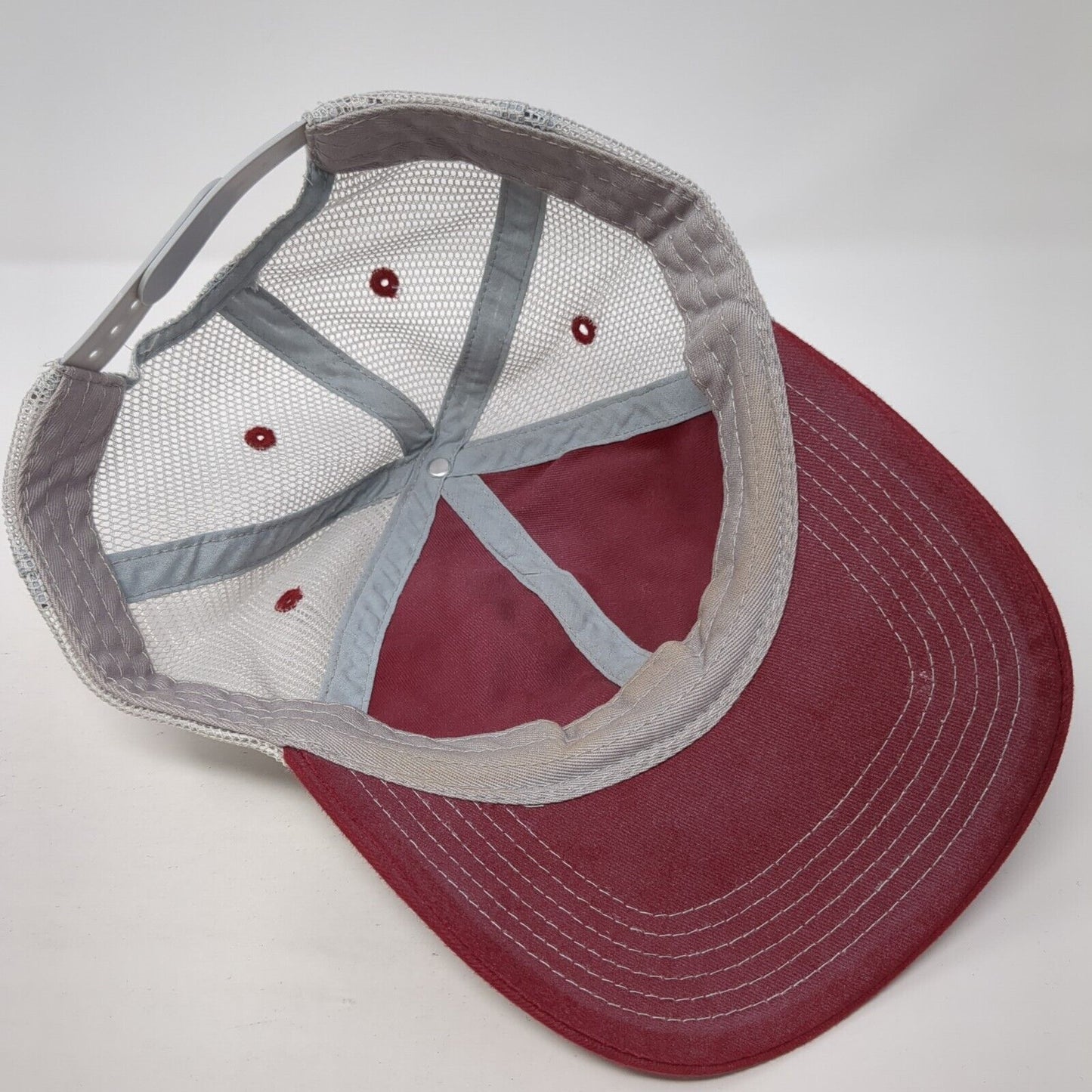 Bless This Mess Snapback Trucker Hat Red One Size Adjustable Mesh Back