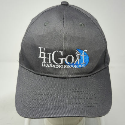Port & Company Baseball Cap Gray One Size FHGolf Learning Program Adjustable Hat