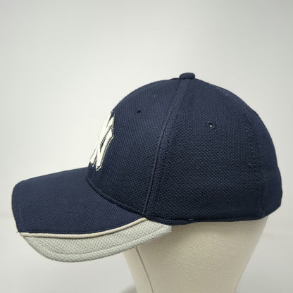 New Era New York Yankees MLB Baseball Cap Blue M Diamond Era Fitted Stretch Hat