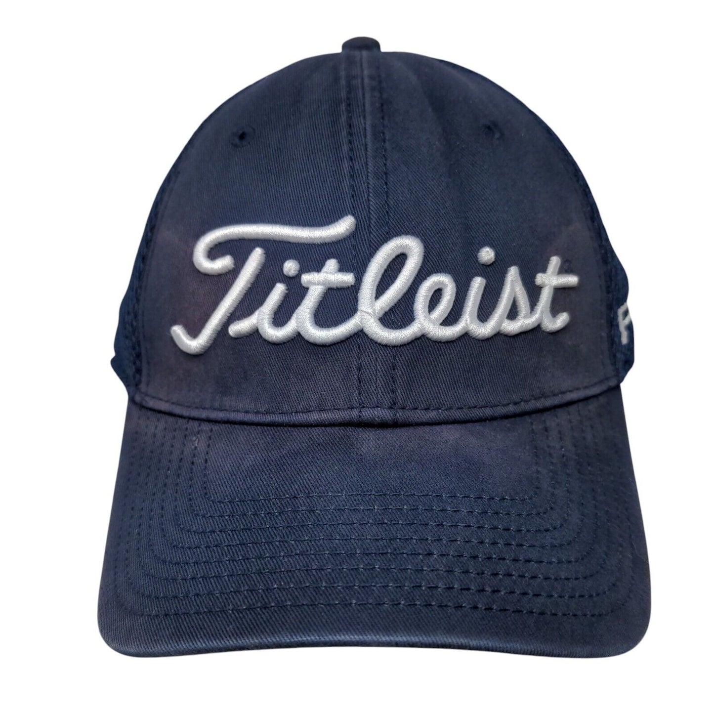 Titleist Fitted Mesh Back Hat Blue Small-Medium Embroidered New Era