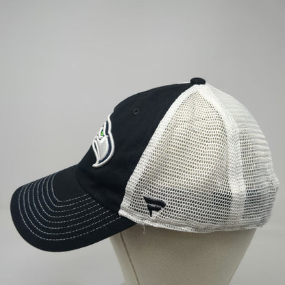 Fanatics Seattle Seahawks NFL Trucker Hat Black One Size Mesh Back Snapback Logo