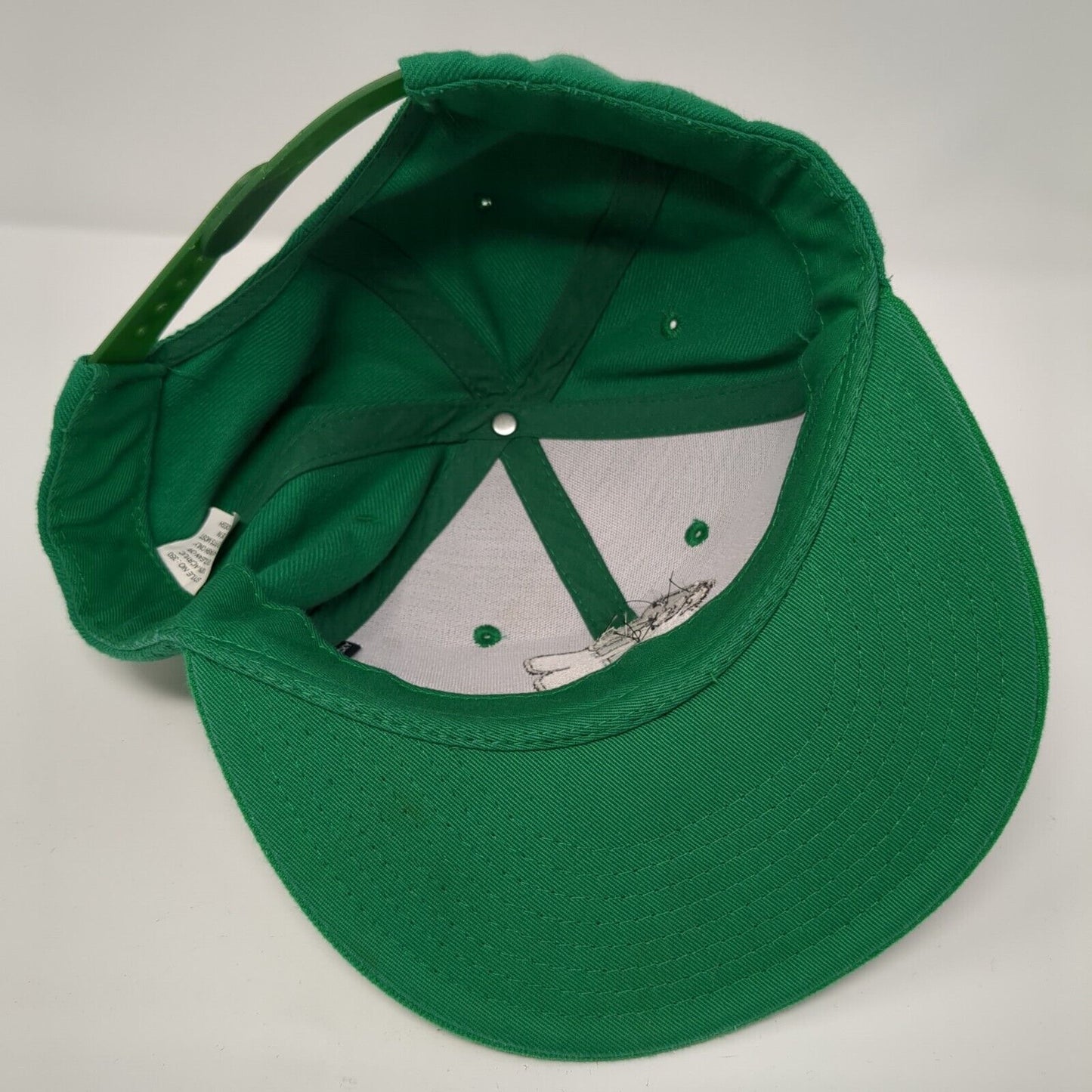 Letter B Claw Snapback Hat Green One Size Adjustable Embroidered Decky