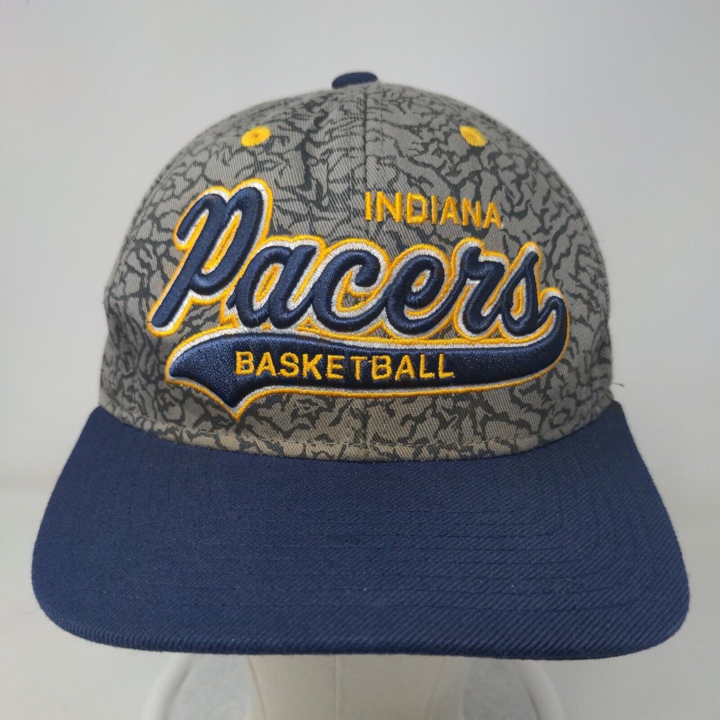 Mitchell & Ness Men's Snapback Hat Multi OSFA Embroidered Indiana Pacers Logo