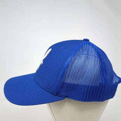 N Boise Snapback Mesh Back Trucker Hat Blue One Size Solid Richardson