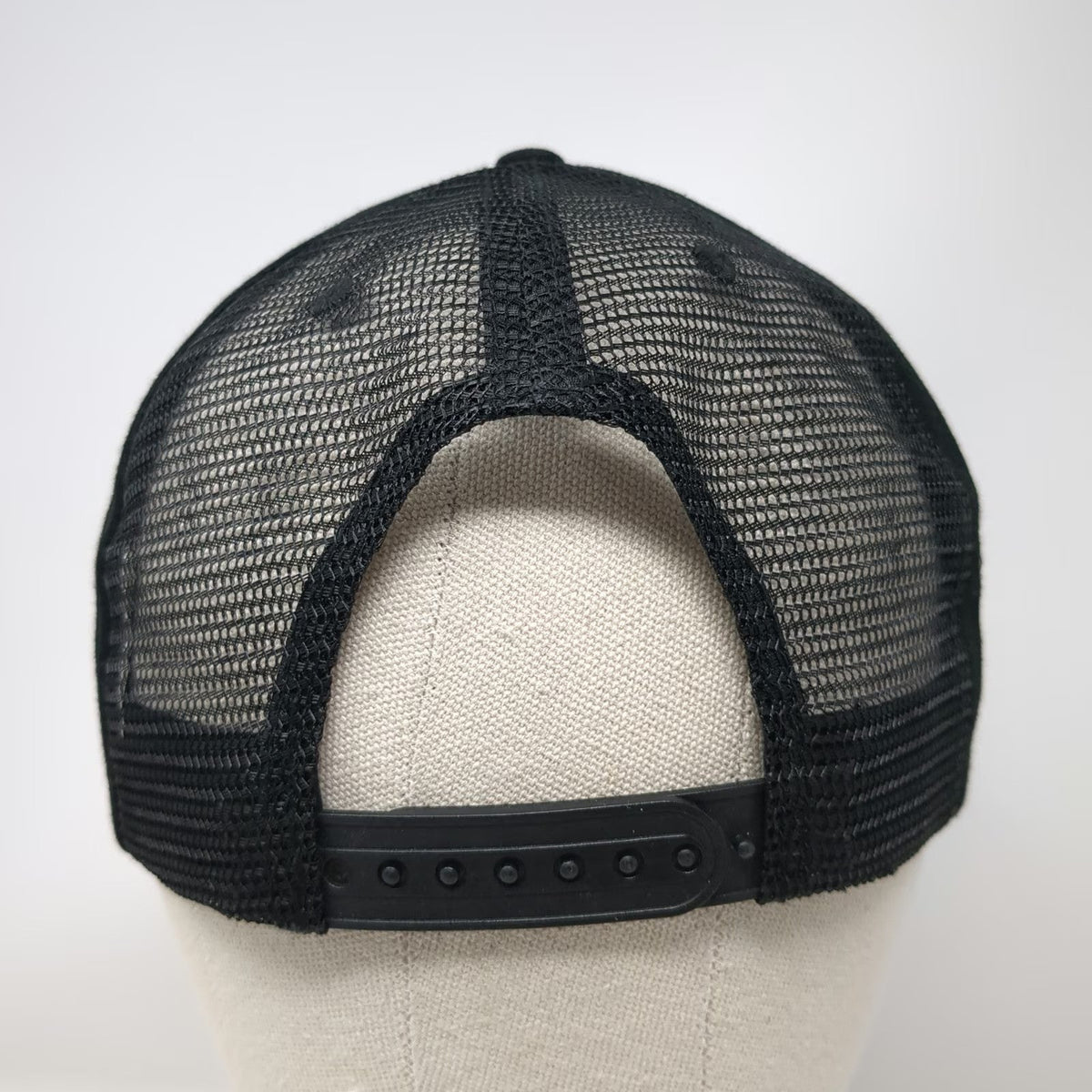 Cardo Trucker Hat Black One Size Snapback Mesh Cardo Systems Logo Flat Brim