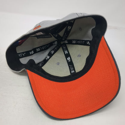 New Era MLB San Francisco Giants Baseball Cap Gray M 39THIRTY Stretch Fit Hat