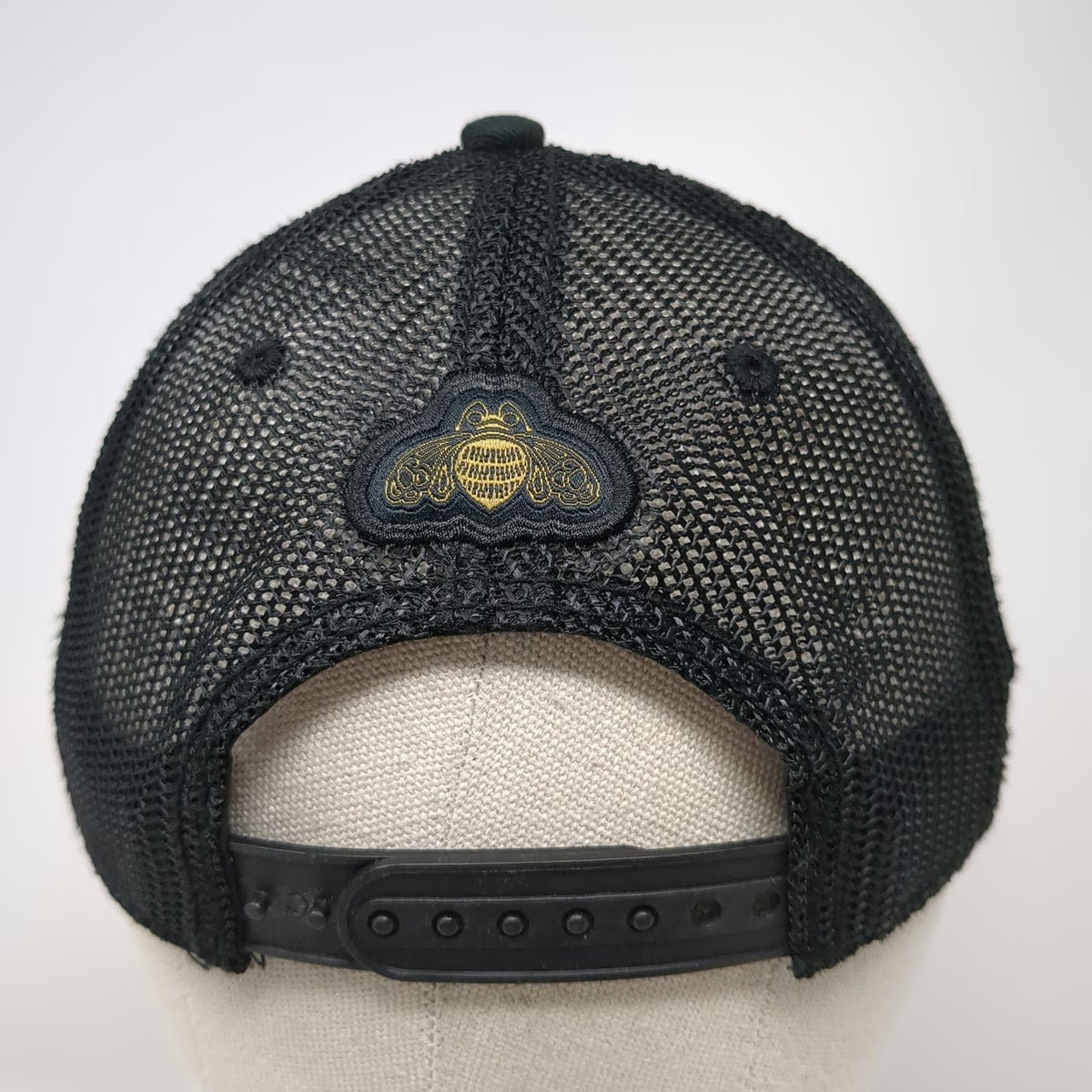 Ahead Trucker Hat Green One Size Patron XO Cafe Bee Logo Mesh Contrast Stitch