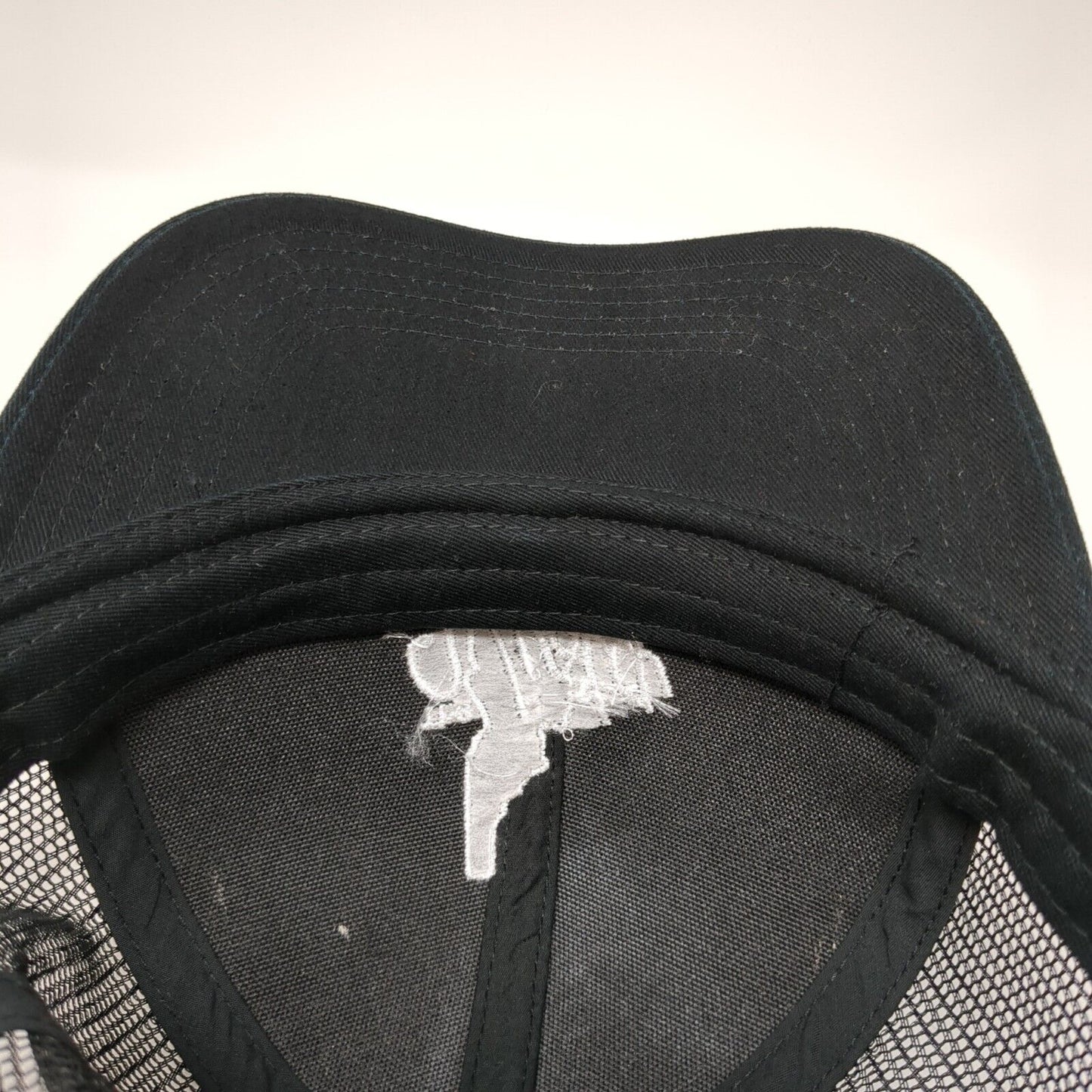 Vista Strapback Hat Black One Size Adjustable Mesh Back Port Authority Cotton