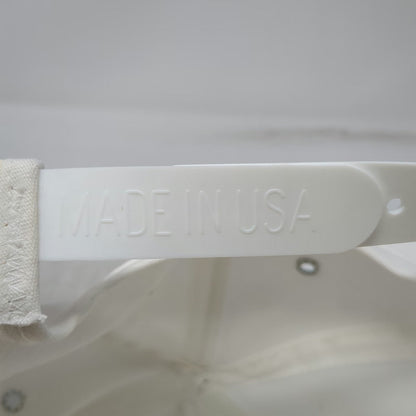 Kap King 5 Panel White Snapback Vandervegt Dairy ABS Logo Made USA Hat Vintage