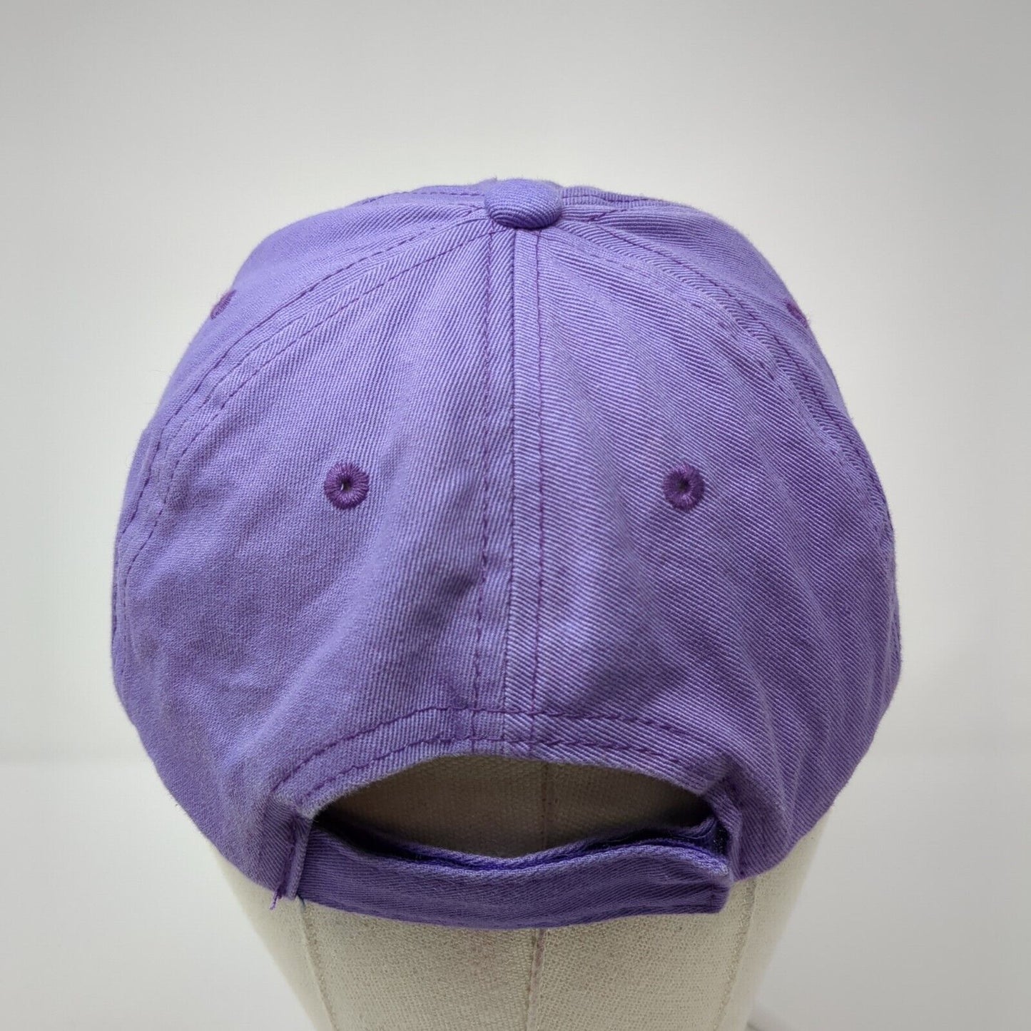 Alabama Strapback Hat Purple One Size Adjustable Embroidered 6 Panel