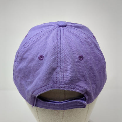 Alabama Strapback Hat Purple One Size Adjustable Embroidered 6 Panel