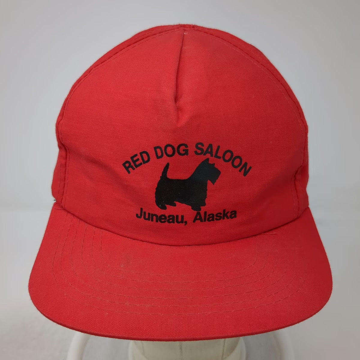 Headwear II Trucker Red Hat One Size Snapback Juneau Alaska Red Dog Saloon