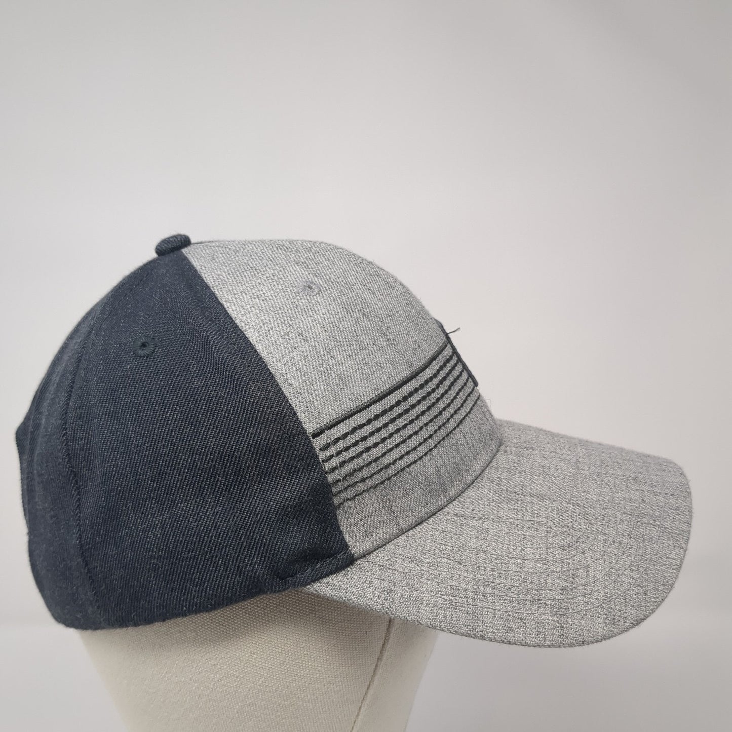 Simplot Strapback Baseball Cap Gray One Size Adjustable Embroidered 6 Panel