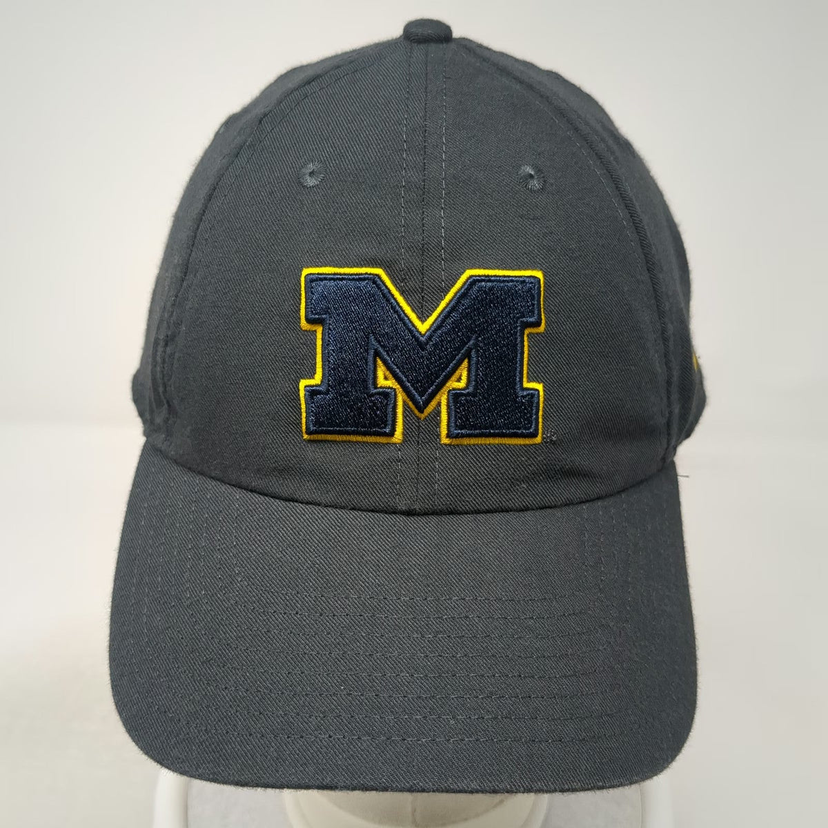 Nike Gray Baseball Cap One Size Michigan Wolverines Dri-FIT Slideback Hat