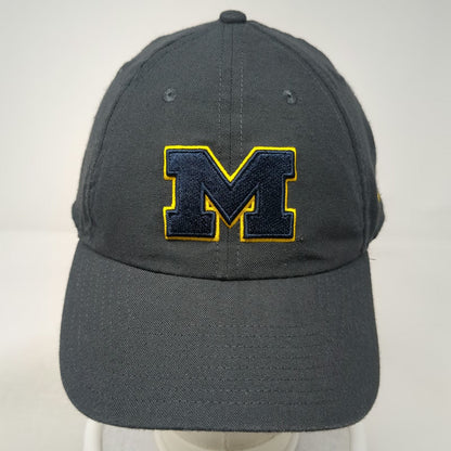 Nike Gray Baseball Cap One Size Michigan Wolverines Dri-FIT Slideback Hat