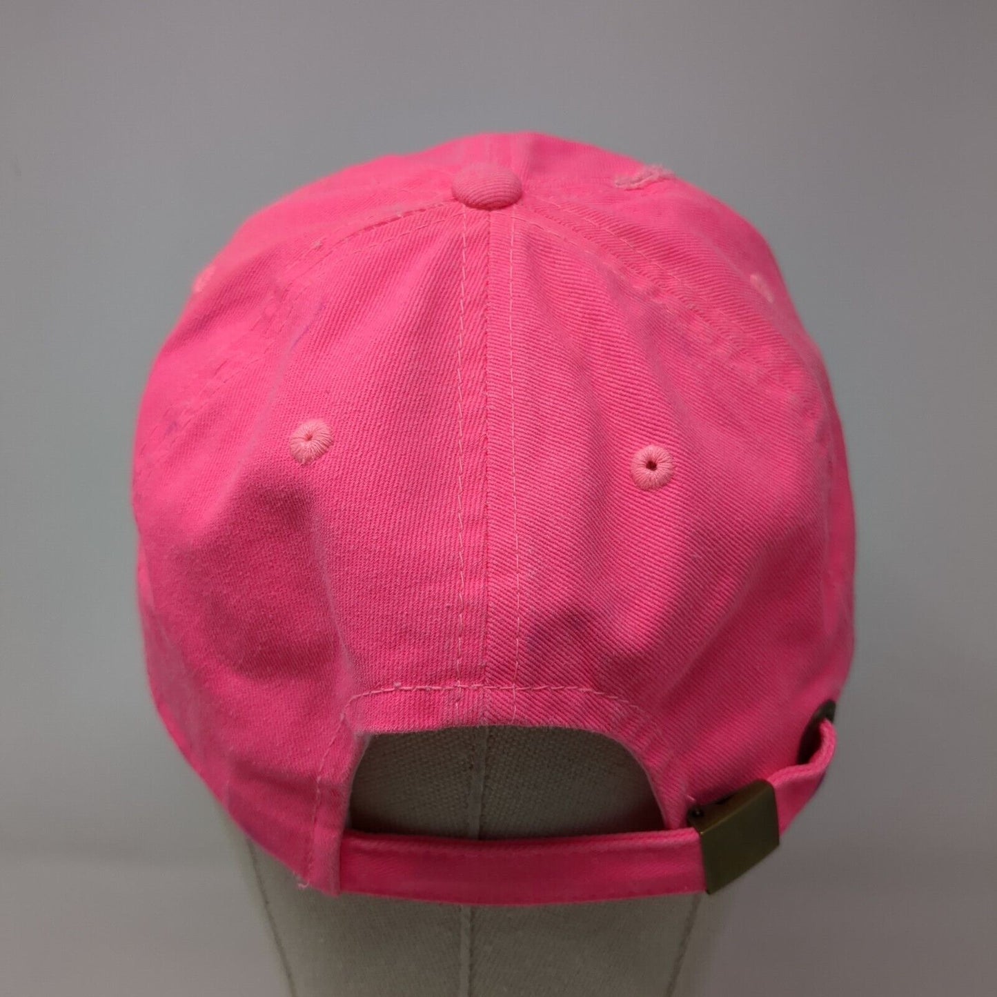 KB ETHOS Vintage Slideback Hat Pink OSFA Adjustable Solid Blank