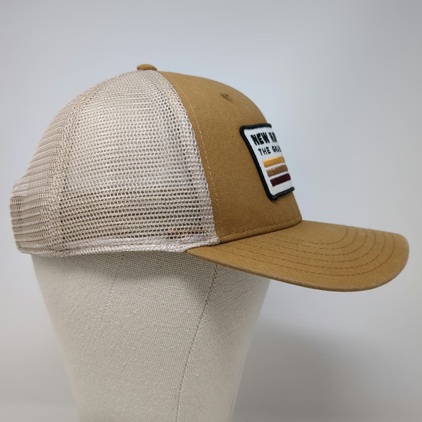 Granite State Apparel Trucker Hat Brown One Size New Hampshire Mountains Mesh