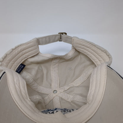 Fairbanks Slideback Hat Tan One Size Adjustable Embroidered 6 Panel