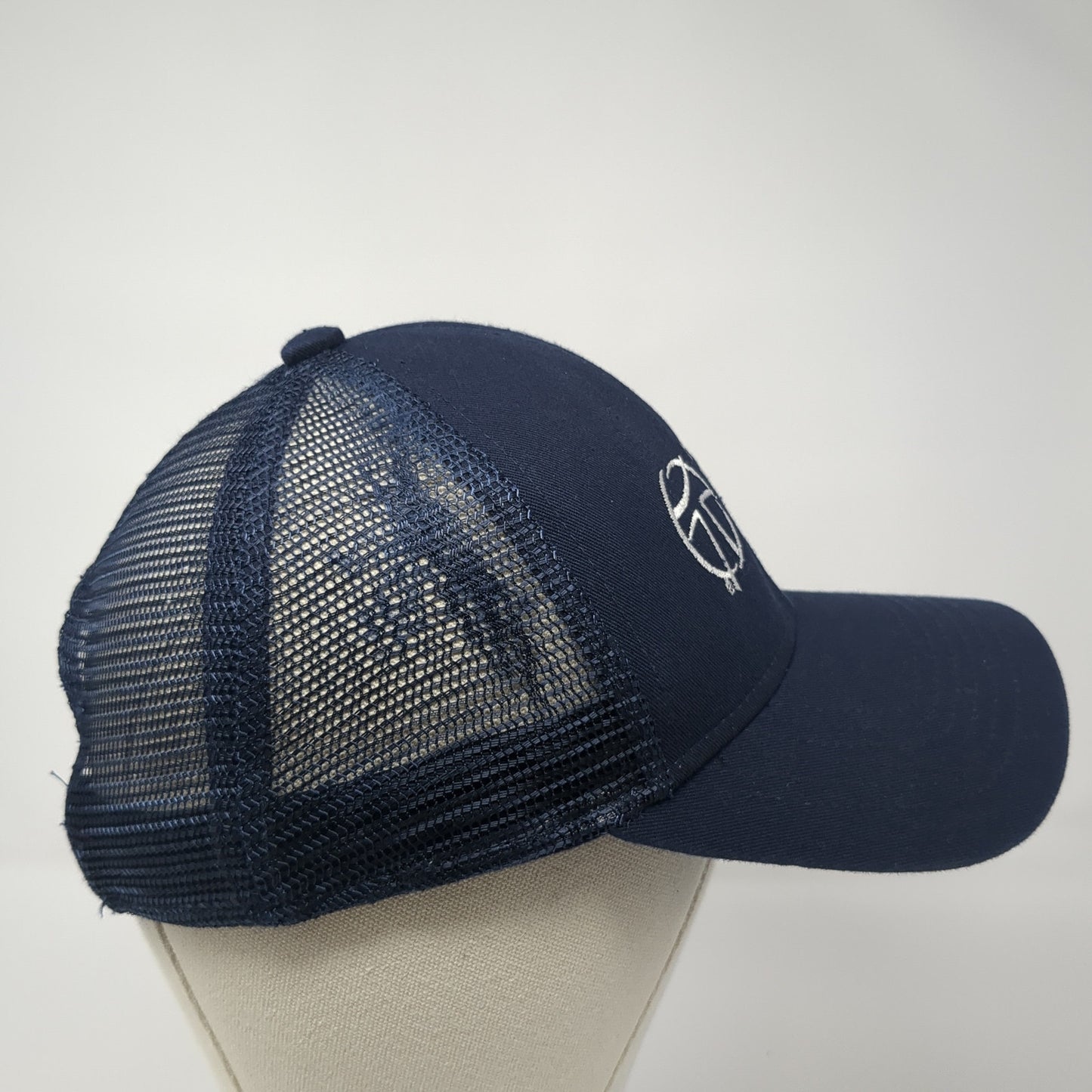 HSHS Rescue Flight Trucker Hat Blue One Size Mesh Back Port Authority