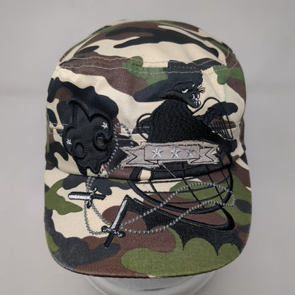 Something Special Fitted Cadet Army Cap Hat Camo One Size Embroidered