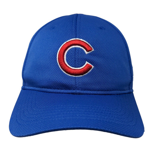 OC Sports Men's Strapback Hat Blue OSFM Embroidered Chicago Cubs Logo