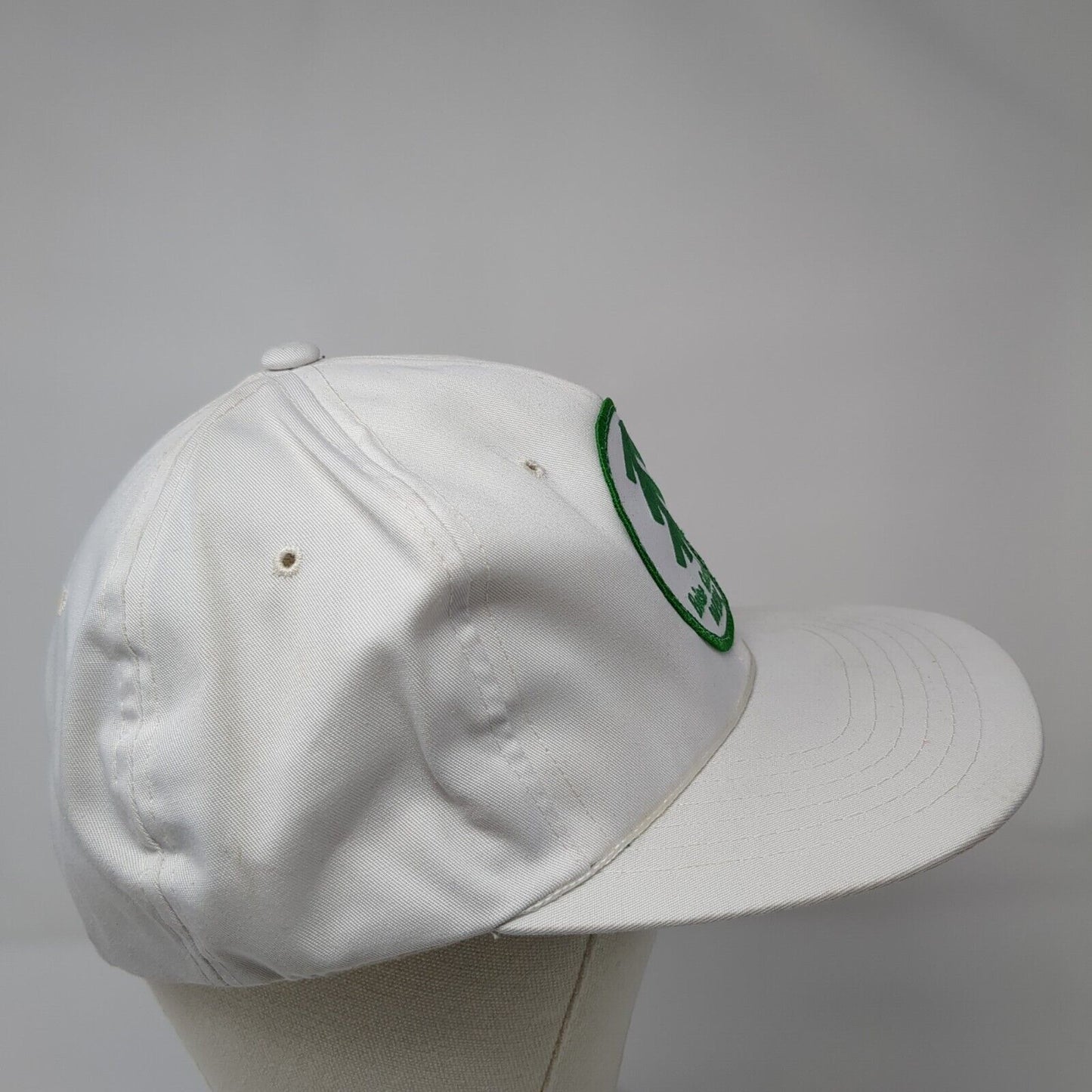 Vintage Boise Cascade WBM Snapback Trucker Hat White OSFA Embroidered Logo