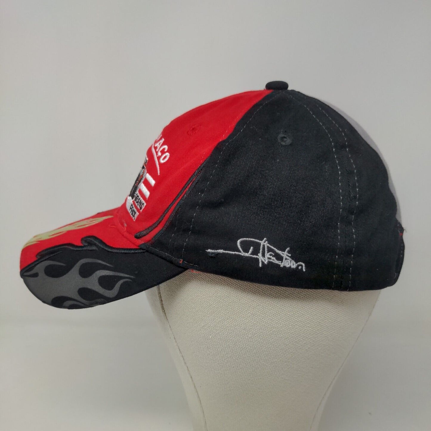 Molipor Men's Slideback Hat Multicolor Monaco Grand Prix Embroidered Flames